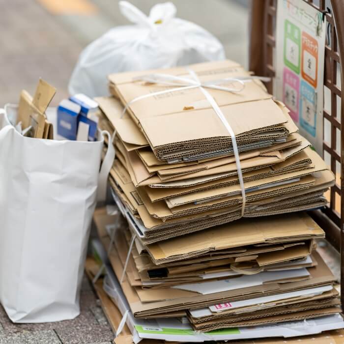 不用品の仕分け