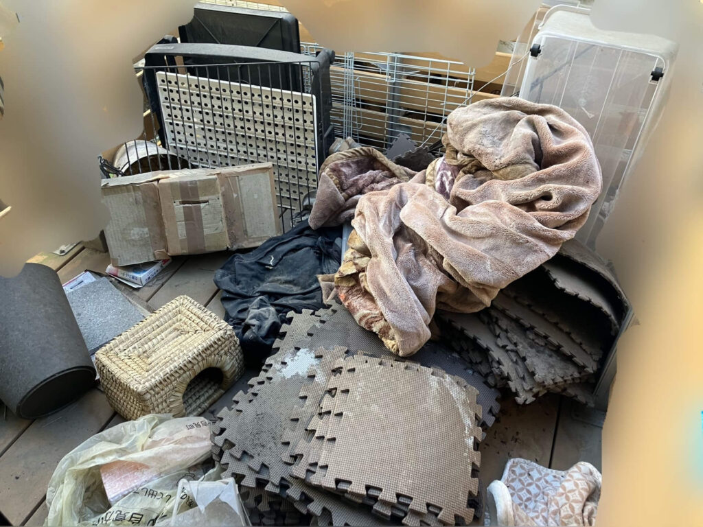 埼玉県鴻巣市の不用品処分作業の写真