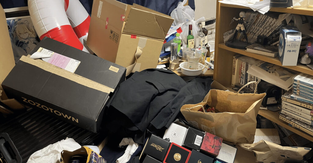 埼玉県熊谷市の汚部屋清掃作業の写真