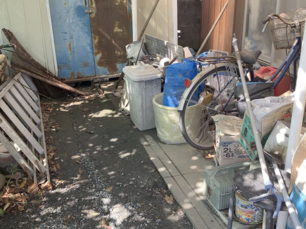 埼玉県熊谷市で空き家の庭の片付けサービスの事例